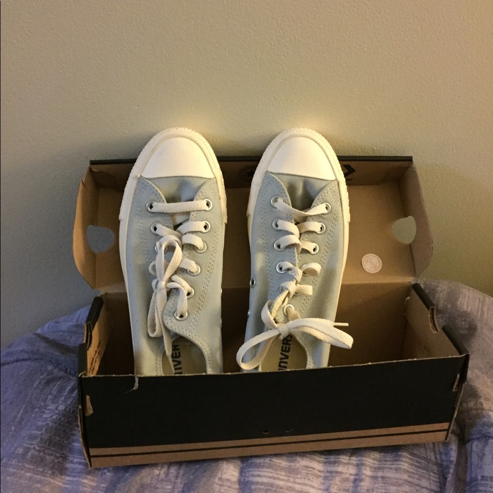 Baby blue converse